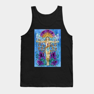 Libra (Scales). Zodiac Design. Tank Top